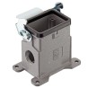 RS PRO Heavy Duty Power Connector Housing Surface Mount Die Cast Aluminium IP65 1 Lever 2 x M20 Threads Series 171-5697