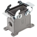 RS PRO Heavy Duty Power Connector Housing Surface Mount Die Cast Aluminium IP65 2 Lever Locking 171-5705