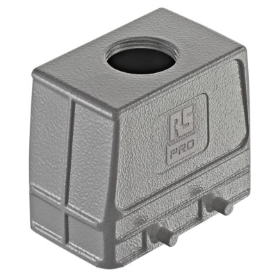 RS PRO Heavy Duty Power Connector Hood 2 Lever Mount Cable Thread Size M25 IP65 Die Cast Aluminium 171-5698