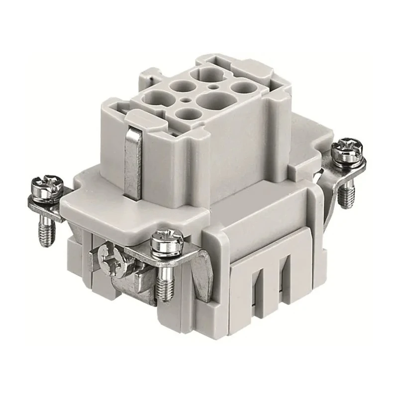 RS PRO Heavy Duty Power Connector Insert 16A Female 6 Contacts Panel Mount IP65 500-600V 171-5728