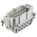 RS PRO Heavy Duty Power Connector Insert 16A Male 10 Contacts Panel Mount IP65 500-600V 171-5729