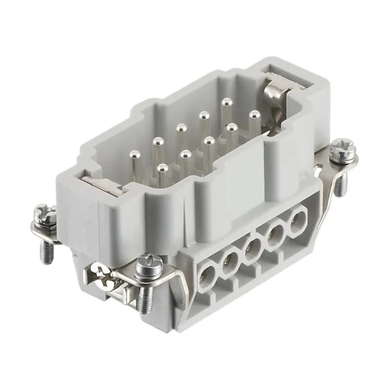 RS PRO Heavy Duty Power Connector Insert 16A Male 10 Contacts Panel Mount IP65 500-600V 171-5729