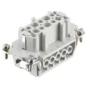 RS PRO Heavy Duty Power Connector Insert 16A Female 10 Contacts Panel Mount IP65 500-600V 171-5730