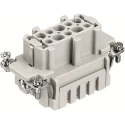 RS PRO Heavy Duty Power Connector Insert 16A Female 10 Contacts Panel Mount IP65 500-600V 171-5733