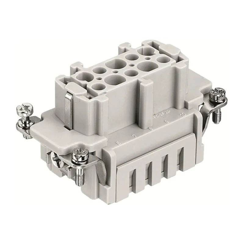 RS PRO Heavy Duty Power Connector Insert 16A Female 10 Contacts Panel Mount IP65 500-600V 171-5733
