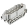 RS PRO Heavy Duty Power Connector Insert 16A Male 16 Contacts Panel Mount IP65 500-600V Copper Alloy Silver Plating 171-5734