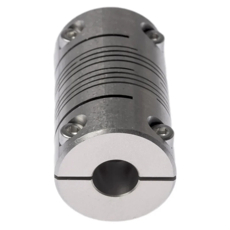 Huco Stainless Steel Multi-Beam Clamp Flexible Coupler 31.8 mm OD 12 mm Bore 57.2 mm Length 703.32.3535
