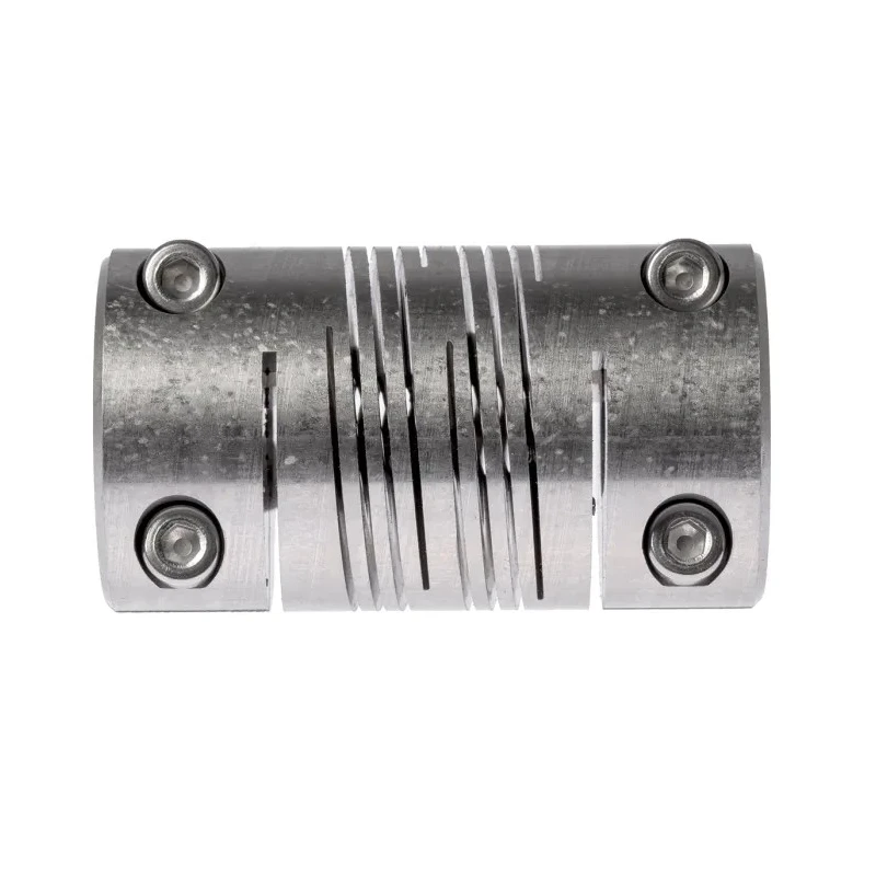 Huco Stainless Steel Multi-Beam Clamp Flexible Coupler 31.8 mm OD 12 mm Bore 57.2 mm Length 703.32.3535