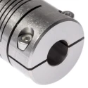 Huco Stainless Steel Multi-Beam Clamp Flexible Coupler 31.8 mm OD 12 mm Bore 57.2 mm Length 703.32.3535