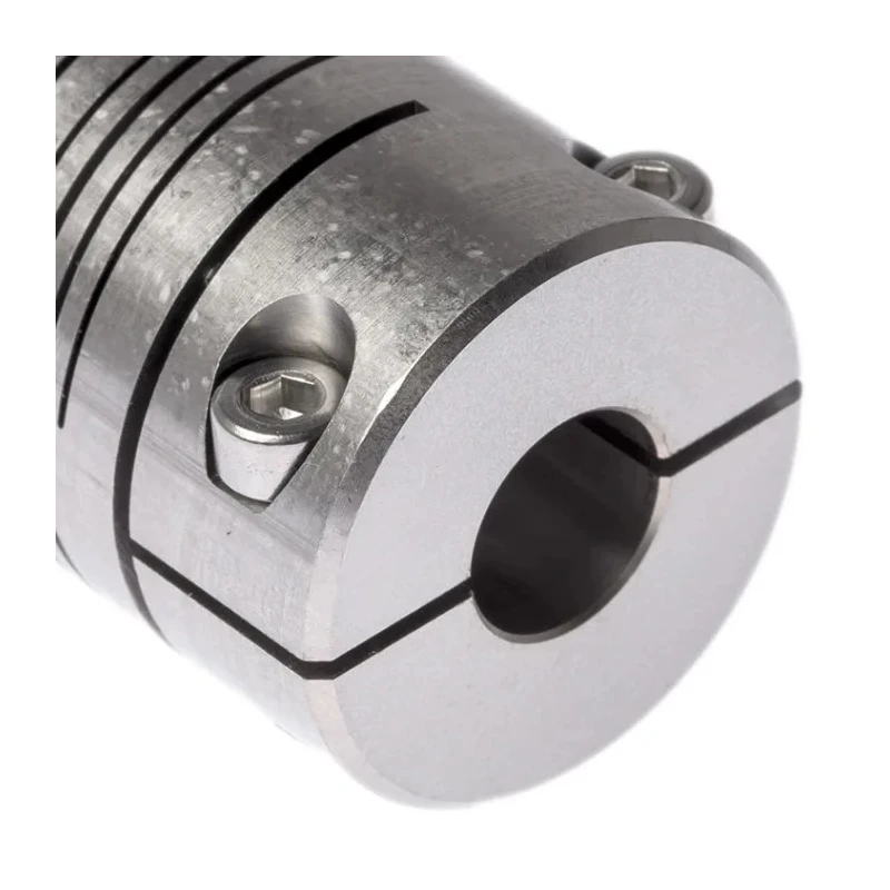 Huco Stainless Steel Multi-Beam Clamp Flexible Coupler 31.8 mm OD 12 mm Bore 57.2 mm Length 703.32.3535