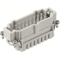 RS PRO Heavy Duty Power Connector Insert 16A Male 16 Contacts 500-600V Panel Mount IP65 171-5736