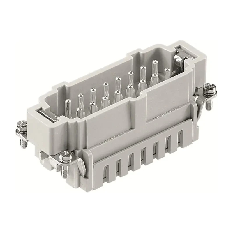 RS PRO Heavy Duty Power Connector Insert 16A Male 16 Contacts 500-600V Panel Mount IP65 171-5736