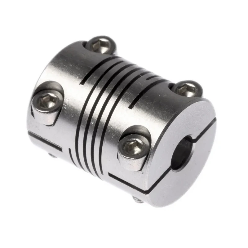 Huco Stainless Steel Clamp Flexible Coupler 15.9 mm OD 5 mm Bore Size 20.3 mm Length 721.16.2020