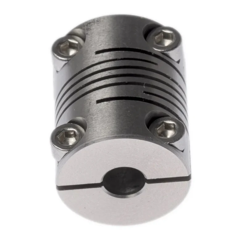Huco Stainless Steel Clamp Flexible Coupler 15.9 mm OD 5 mm Bore Size 20.3 mm Length 721.16.2020