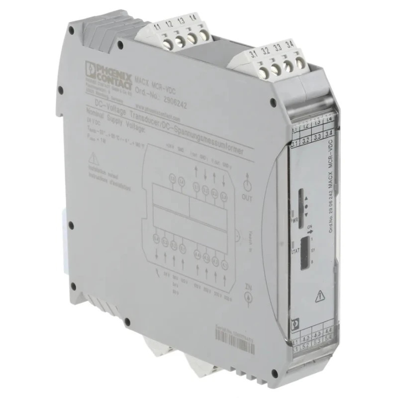 Phoenix Contact MACX MCR Series Signal Conditioner, Voltage Input, Current/Voltage Output, 24V dc Supply 2906242