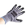 Polyco Healthline Nitrile Foam Coated Work Gloves, Size 9, Black Blue Brown Pink Red White Yellow, 6 Gloves Set 8009
