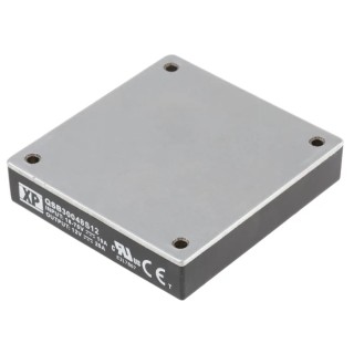 XP Power DC/DC Converter Through Hole SIP Package 12V DC Output 25mA 75V DC Max Input 300W High Efficiency QSB300