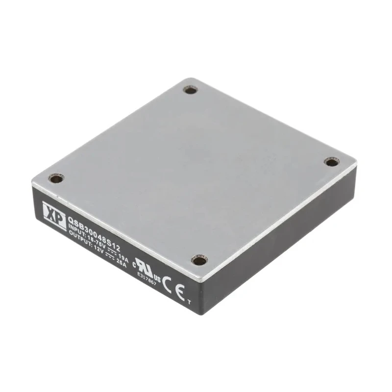XP Power DC/DC Converter Through Hole SIP Package 12V DC Output 25mA 75V DC Max Input 300W High Efficiency QSB300