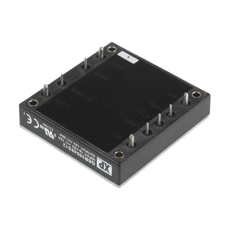 XP Power DC/DC Converter Through Hole SIP Package 12V DC Output 25mA 75V DC Max Input 300W High Efficiency QSB300