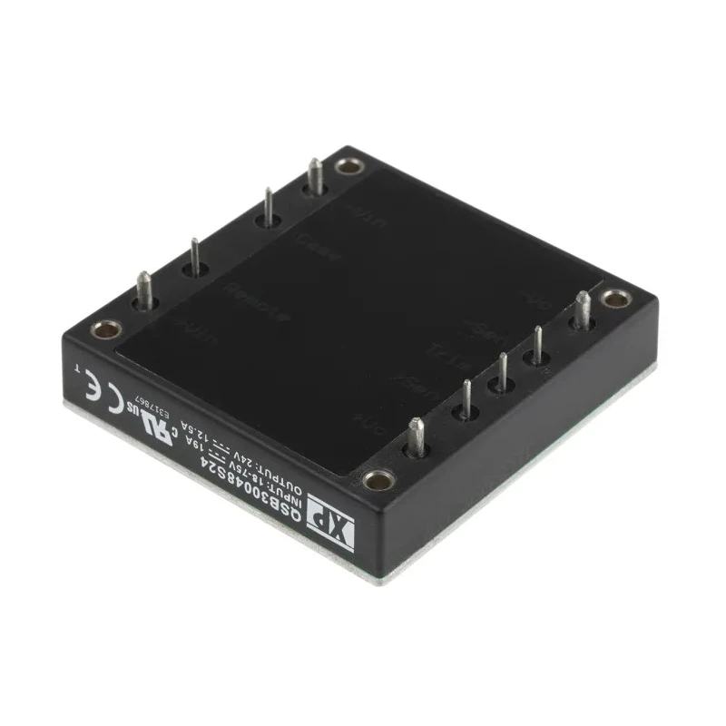 XP Power DC/DC Converter 24V DC Output, 12.5mA, 75V DC Maximum Input, 18V Minimum Input, 300W, Through Hole Package QSB300