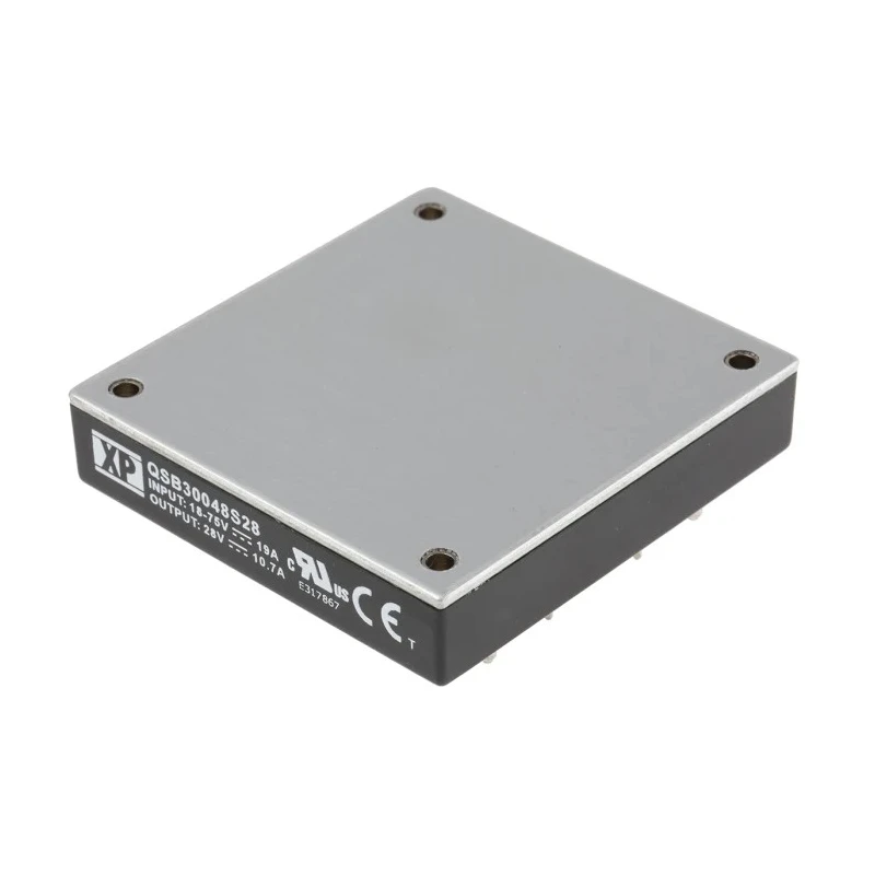 XP Power High Efficiency DC/DC Converter 28V Output, 18V-75V Input, 300W Through Hole SIP Package QSB300