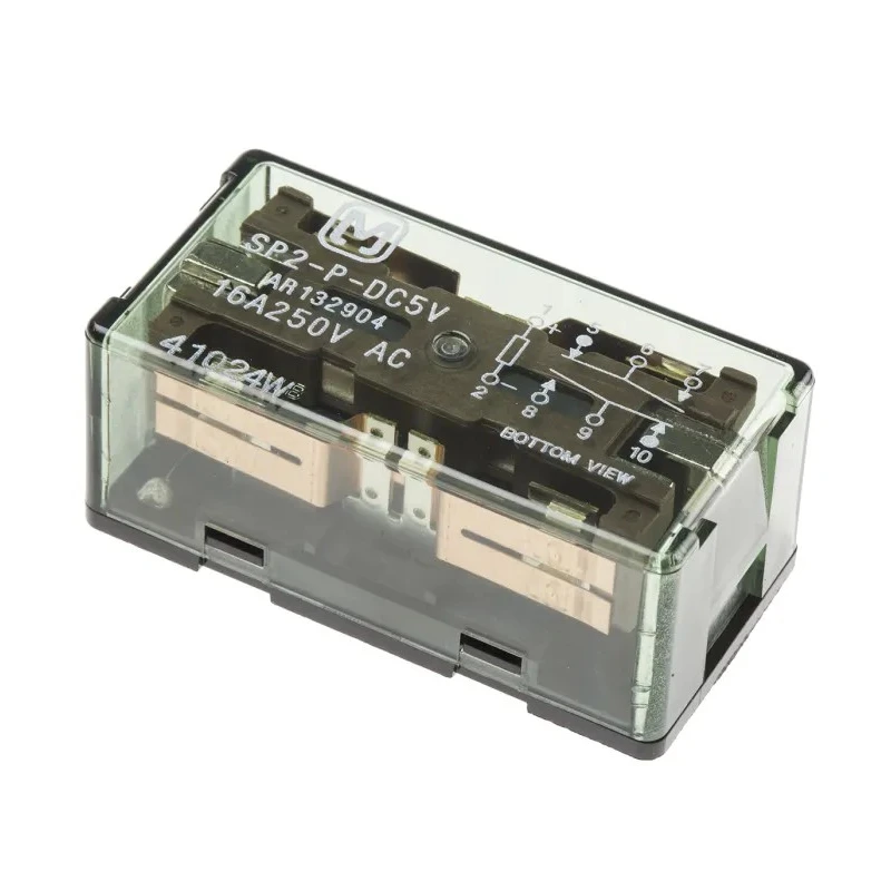 Panasonic PCB Non-Latching Relay 5V DC Coil, 15A Switching Current, DPDT SP2-P-5V