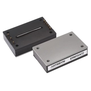 Artesyn / Advanced Energy DC/DC Converter 15V DC Output 5A 66-160V DC Input 75W Through Hole Package ERM75