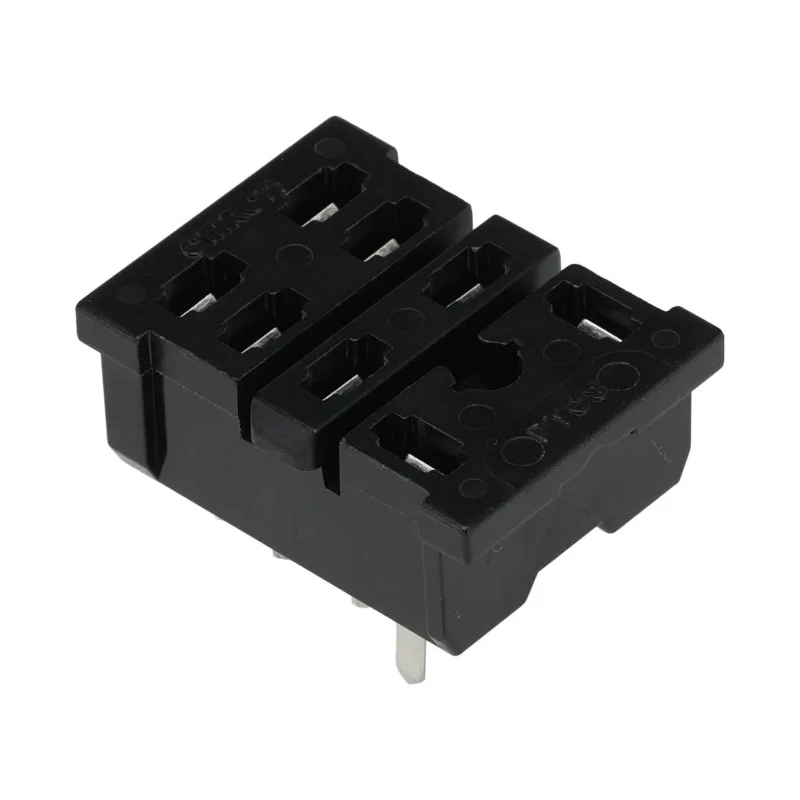 Omron PT08 8 Way 110V AC DIN Rail Relay Socket for Use with LY2Z-0, LY2-0, LY1-0 PT08