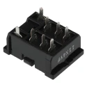 Omron PT08 8 Way 110V AC DIN Rail Relay Socket for Use with LY2Z-0, LY2-0, LY1-0 PT08