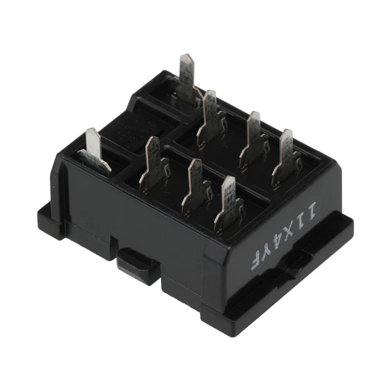 Omron PT08 8 Way 110V AC DIN Rail Relay Socket for Use with LY2Z-0, LY2-0, LY1-0 PT08