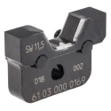 HARTING InduCom Insulated Crimp Die Hex Size 8.5 mm Black 61030000103