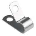 Richco RS PRO Silver Aluminium Cable Clamp 7.9 mm Max Bundle Diameter 23.75 mm Length 9.5 mm Width 172-0824
