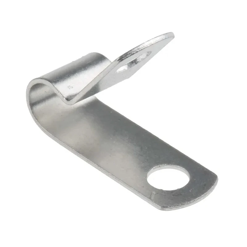 Richco Silver Aluminium Cable Clip 6.4 mm Maximum Bundle Diameter Screw Fixing 13.5mm x 9.5mm x 0.8mm 172-0823