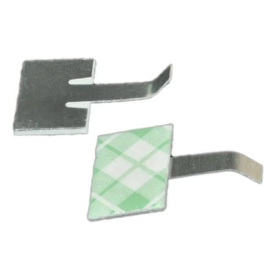 RS PRO Silver Aluminium Adhesive Cable Clip 24mm Length, 17mm Width, 3.5mm Depth 172-0826