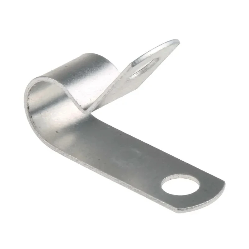 Richco RS PRO Silver Aluminium Cable Clip, 9.5 mm Max Bundle Diameter, Screw Fixing, 15 mm Length, 9.5 mm Width 172-0825