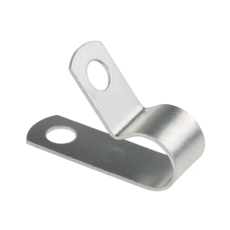Richco RS PRO Silver Aluminium Cable Clip, 9.5 mm Max Bundle Diameter, Screw Fixing, 15 mm Length, 9.5 mm Width 172-0825
