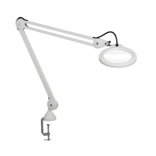 Luxo LFM LED G2 LED Magnifying Lamp with Table Clamp Mount, 3 Dioptre, 127 mm Lens Diameter, 1.05m Reach LFG028260