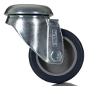 Tente Swivel Castor, 40 kg Load Capacity, 50 mm Polyurethane Wheel, Pressed Steel Frame 1470PAO050P30-11