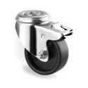 Tente Braked Swivel Castor, 40 kg Load Capacity, 50 mm Wheel Diameter, Polypropylene Wheel Material 1475POO050P30-11