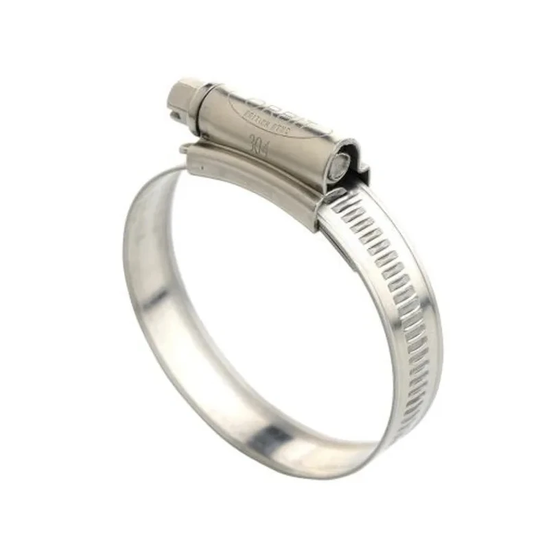 RS PRO 316 Stainless Steel Slotted Hex Hose Clip 14.7mm Width 85-100mm Diameter 172-0607