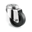 Tente Swivel Castor with 50 mm Polypropylene Wheel, 40 kg Load Capacity, Pressed Steel Frame, Passivated 1470POO050P30-11