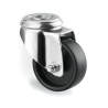 Tente Swivel Castor with 50 mm Polypropylene Wheel, 40 kg Load Capacity, Pressed Steel Frame, Passivated 1470POO050P30-11