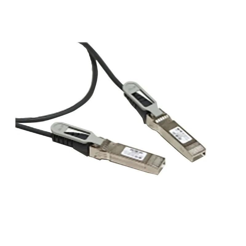TE Connectivity Shielded Ethernet Cable SFP28 Series, 1 m Length, Black Polyvinyl Chloride Jacket SFP28