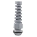 Alpha Wire FIT Wire Management Series Slate Chloroprene Rubber, Polyamide Cable Gland, 3/4 in NPT Thread, 13 mm PNS3/4 SL080