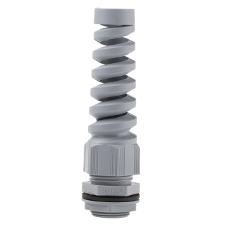 Alpha Wire FIT Wire Management Series Slate Chloroprene Rubber, Polyamide Cable Gland, 3/4 in NPT Thread, 13 mm PNS3/4 SL080