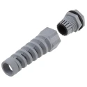 Alpha Wire FIT Wire Management Series Slate Chloroprene Rubber, Polyamide Cable Gland, 3/4 in NPT Thread, 13 mm PNS3/4 SL080