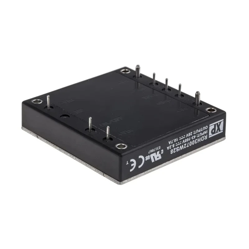 XP Power Isolated DC/DC Converter 28V DC 10.7mA, 43V-160V Input, 300W SIP Through Hole RDH300
