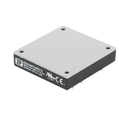 XP Power RDH300 Isolated DC/DC Converter 48V DC Output 6.25mA Input 43V-160V 300W 4:1 Ratio Through Hole SIP Package 