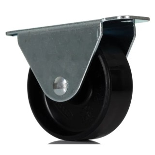 Tente Fixed Castor, 40 kg Load Capacity, 45 mm Polyamide Wheel, Pressed Steel Frame, Passivated Zinc 2198UOI045P60-67x24