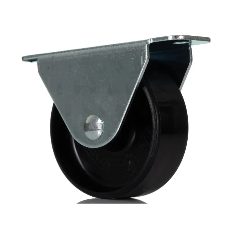 Tente Fixed Castor, 40 kg Load Capacity, 45 mm Polyamide Wheel, Pressed Steel Frame, Passivated Zinc 2198UOI045P60-67x24